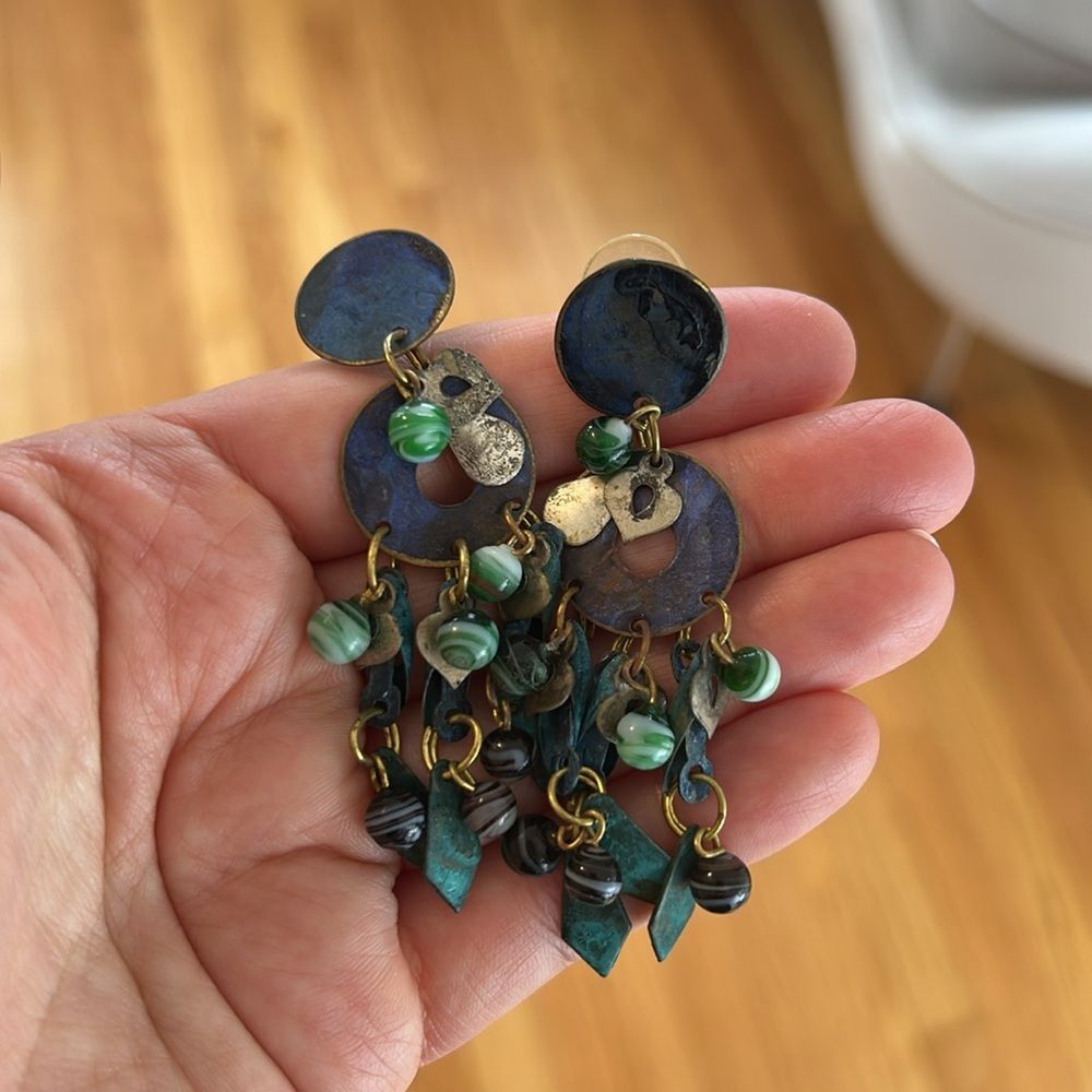 Artistic Statement Dangle Earringsgs - Picture 4 of 5
